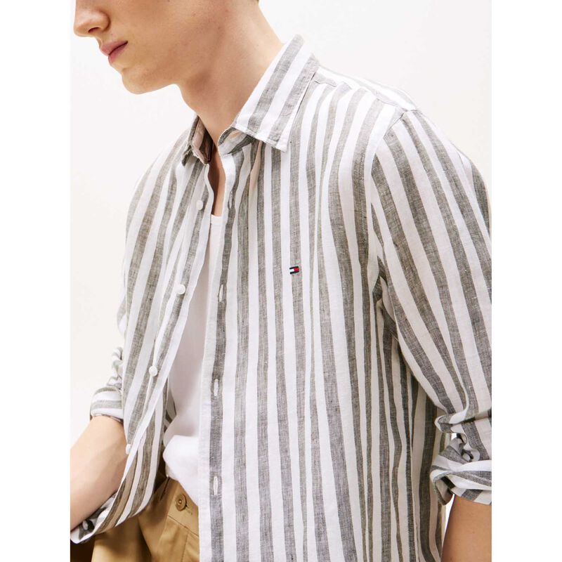 Tommy Hilfiger Linen Bengal Stripe Rf Shirt image number 2